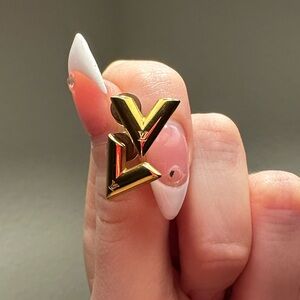 Gold Louis Vuitton Earrings